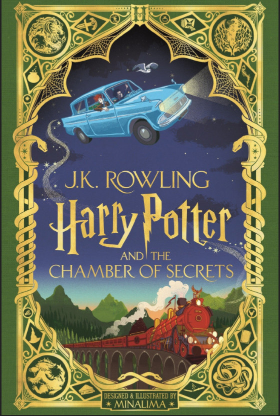 Новый дизайн для книг Гарри Поттер от MinaLima