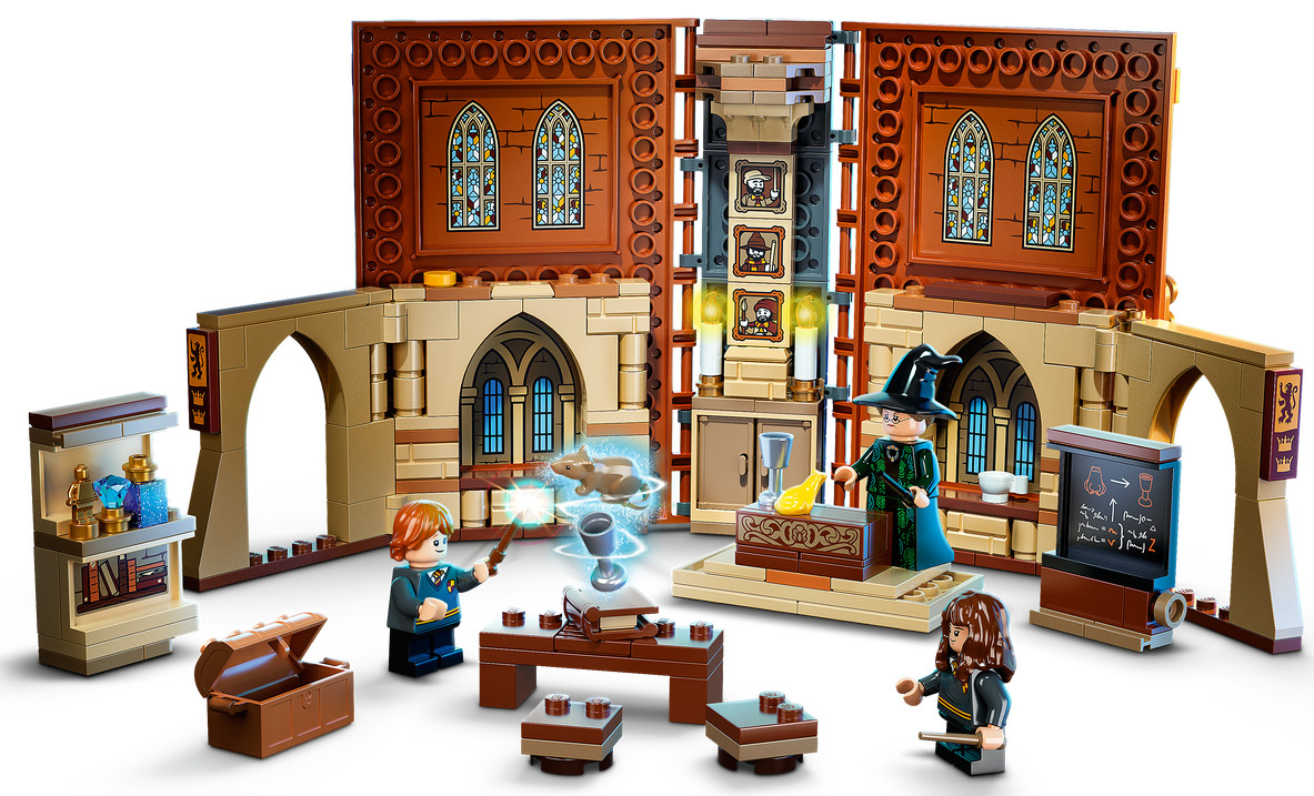 Lego Harry Potter (Лего Гарри Поттер) - Учеба в Хогвартсе Урок Трансфигурации-2