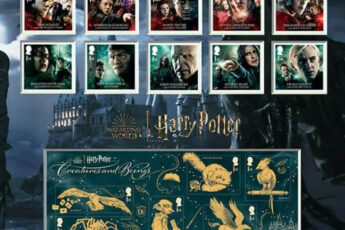 Магия на конверте: Волшебные марки Гарри Поттера в новой коллекции Королевской почты Великобритании