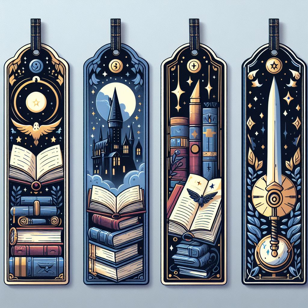 Закладки с символикой из мира Гарри Поттера2