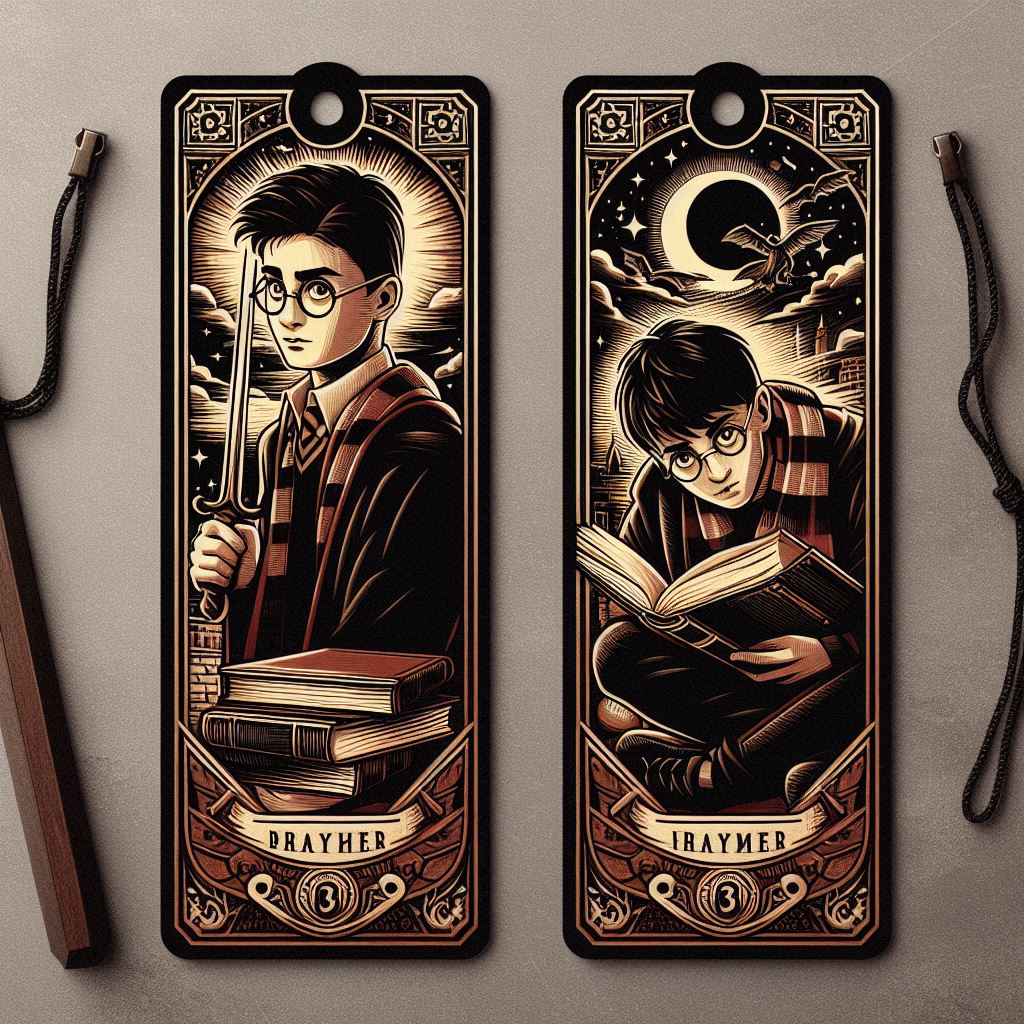 Закладки с изображениями персонажей Гарри Поттера - Гарри Поттер6