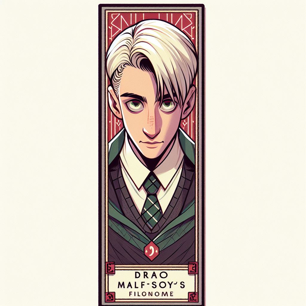 Закладки с изображениями персонажей Гарри Поттера - Драко Малфой2