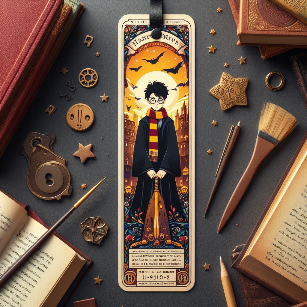 Закладки с изображениями персонажей Гарри Поттера - Гарри Поттер2