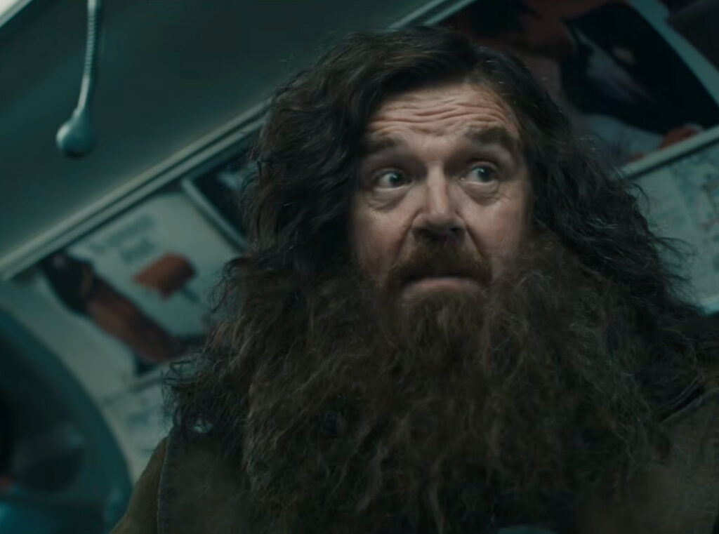 Ник Фрост в роли Хагрида