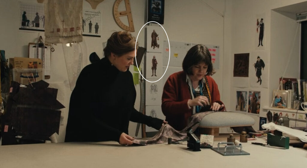 Филч — его образ мелькает на стене.